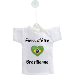 Mini T-Shirt - Fière d'être Brésilienne - Autodekoration