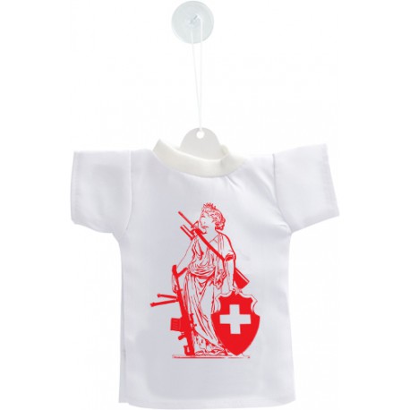 Mini T-Shirt -  New Dame Helvetia - RED Edition - Autodekoration