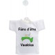Car's Mini T-Shirt - Fière d'être Vaudoise - 3D Borders