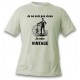 Herren Humoristisch T-Shirt - Vintage Bicycle, November White