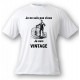 T-Shirt humoristique homme - Vintage Bicycle, White