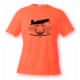 Women's or Men's Fighter Aircraft T-shirt  - F4U-1 Corsair, Safety Orange