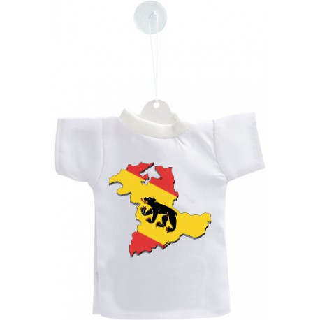 Mini T-Shirt - Frontières bernoises 3D - pour votre voiture