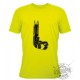 T-Shirt "Movie's Roll", Safety Yellow