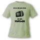 Uomo Funny T-Shirt - Vintage Televisione, Alpine Spruce