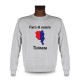 Herren Funny Sweatshirt - Fiero di essere Ticinese, Ash Heater