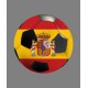 Sticker - pallone di calcio spagnolo, per automobile, notebook o smartphone