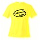 Men's Funny T-Shirt - Lyonnais Inside, Safety Yellow