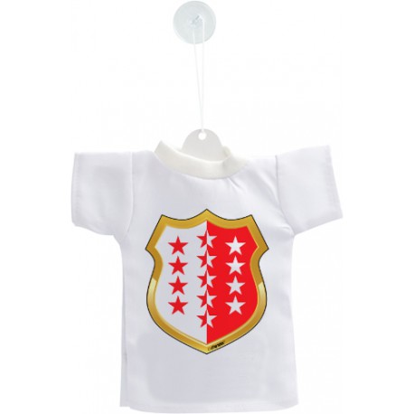 Mini T-Shirt - Walliser Wappen - Autodekoration