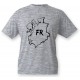 Donna o Uomo T-Shirt - Fribourg confini e lettere FR, Ash Heater