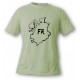T-Shirt - Frontières Fribourgeoises au pinceau - pour femme ou homme, Alpine Spruce