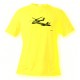 Women's or Men's Fighter Aircraft T-shirt  - FA-18 & Super Puma, Safety Yellow