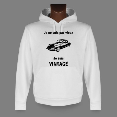 Kapuzen-Sweatshirt - Vintage Citroën DS