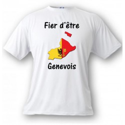 Men's T-Shirt - Fier d'être Genevois, White