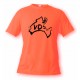 Donna o Uomo T-Shirt - Vaud confini e lettere VD, Safety Orange