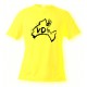 Donna o Uomo T-Shirt - Vaud confini e lettere VD, Safety Yellow