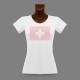 Women's slinky T-Shirt - Cantons Suisses