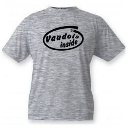 Uomo Funny T-Shirt - Vaudois Inside, Ash Heater
