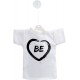 Mini T-Shirt Bernois - Coeur BE - pour voiture