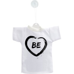 Mini T-Shirt Bernois - Coeur BE - pour voiture