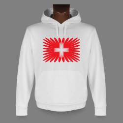 Kapuzen-Sweatshirt - Swiss Projection