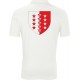 Men's polo shirt illustrated with the Valais canton crest, the Valais flag with 13 stars for the thirteen districts