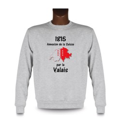 Sweat homme - Valais 1815, Ash Heater