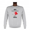 Herren Sweatshirt - Valais 1815, Ash Heater