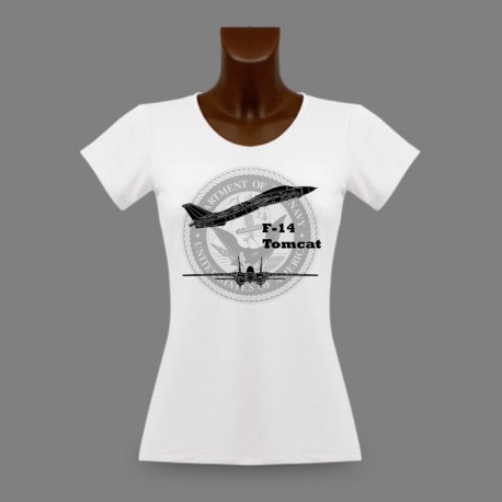Frauen Slim T-shirt - F-14 Tomcat