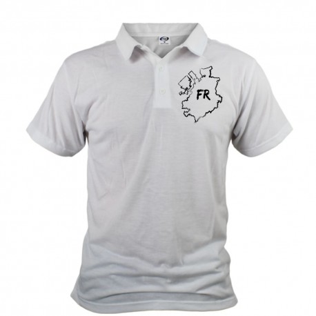 Uomo Polo Shirt - Friburgo confini e lettere FR