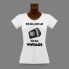 Women's slinky funny T-Shirt - Vintage Television - German Version