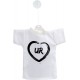 Mini T-Shirt Uranais - Coeur UR