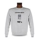 Men's Sweatshirt - neunziger Jahre Generation, Ash Heater