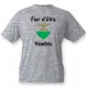 T-Shirt - Fier d'être Vaudois - Waadt Wappen, Ash Heater