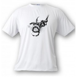 Bambini T-shirt - Dragon Universe, White