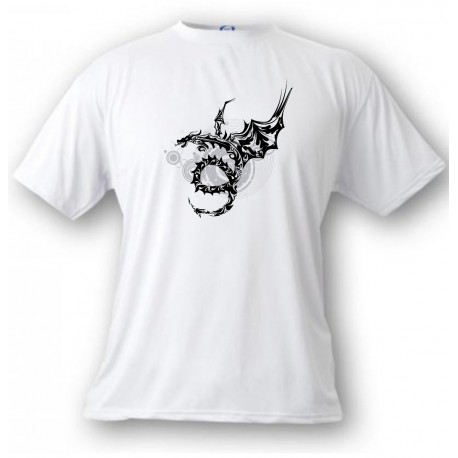 Bambini T-shirt - Dragon Universe, White