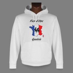 Hooded Funny Sweat - Fier d'être Gaulois