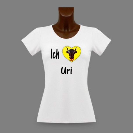 T-Shirt moulant - Ich liebe Uri