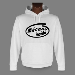 Hooded Funny Sweat - Mécano inside