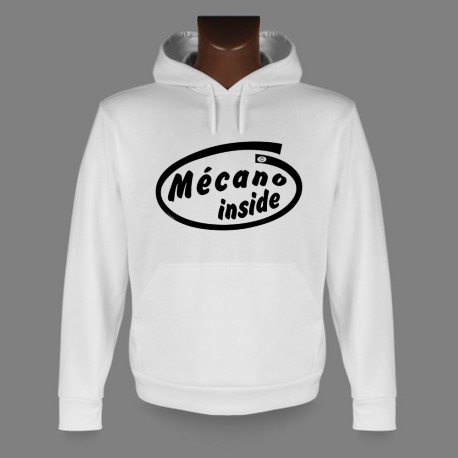 Kapuzen-Sweatshirt - Mécano inside