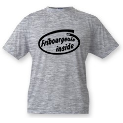 Kinder T-Shirt - Fribourgeois inside, Ash Heater