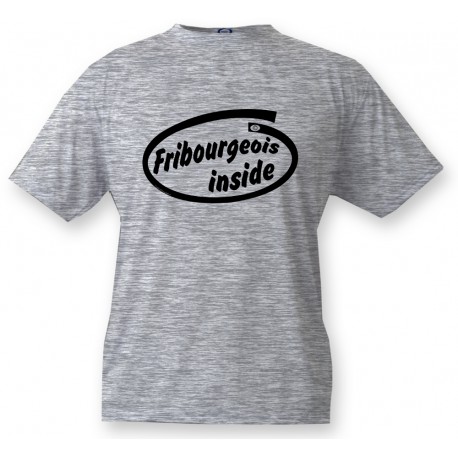 Youth T-shirt - Fribourgeois inside, Ash Heater