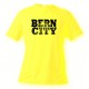 T-Shirt - BERN CITY Black, Safety Yellow