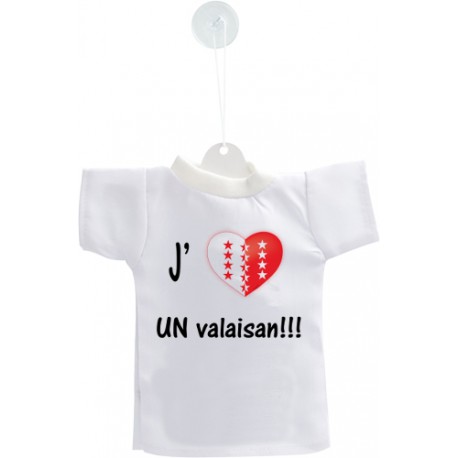 Car Mini T-Shirt - J'aime UN Valaisan