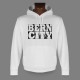 Sweat à capuche - BERN CITY White