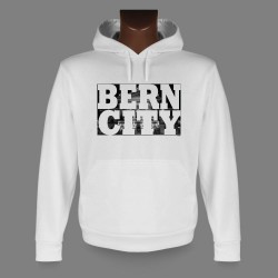 Sweat à capuche - BERN CITY White