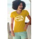 Women's Fashion cotton T-Shirt - Dzodzette Inside, 34-Sunflower