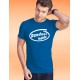 Men's Fashion cotton T-Shirt - Dodzet inside, 51-Royal Blue