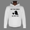 Men's Hoodie - May the Fondue be with You, Yoda