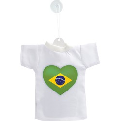 Mini T-Shirt - Coeur Brésilien